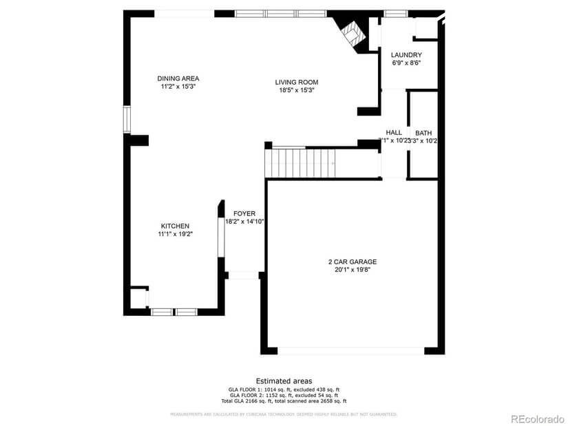 Downstairs floor plan