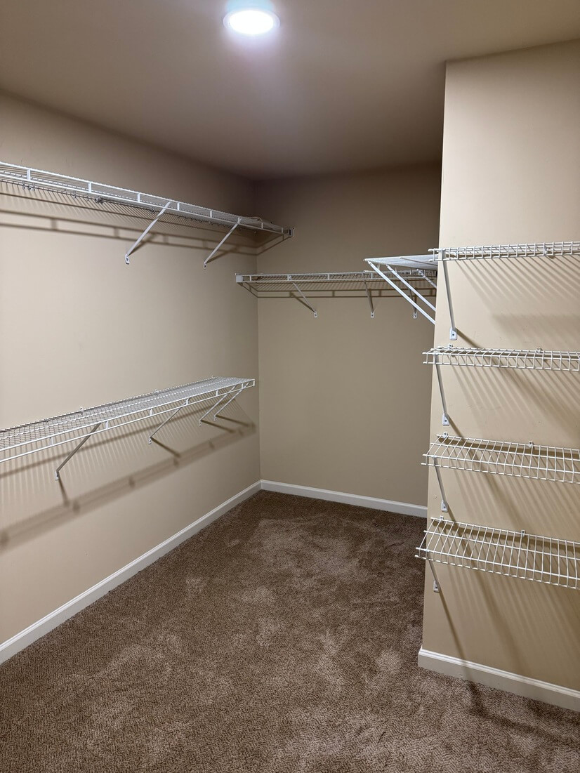 Master bedroom closet