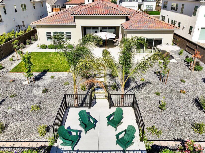 Aerial View of house