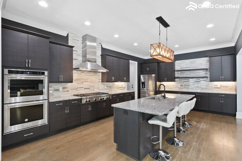 kitchen view from family room