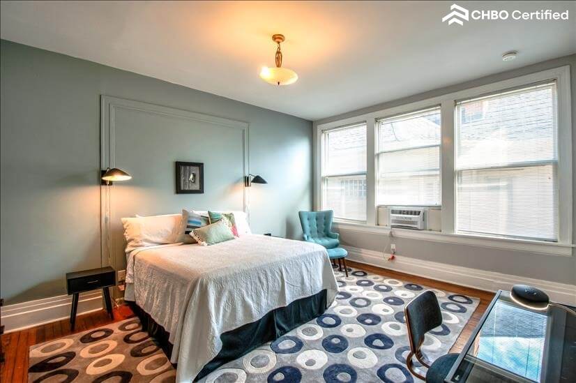 Elegant bedroom for sleeping....