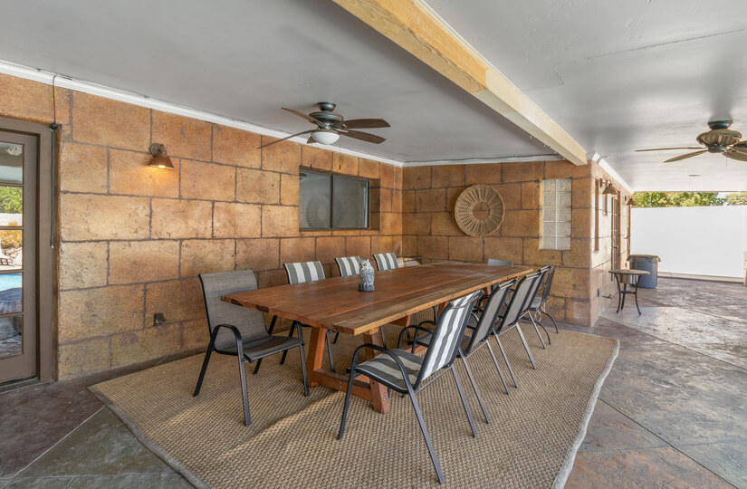 Outdoor Dining Area.