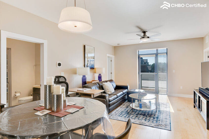 Kitchen to Living Room View
