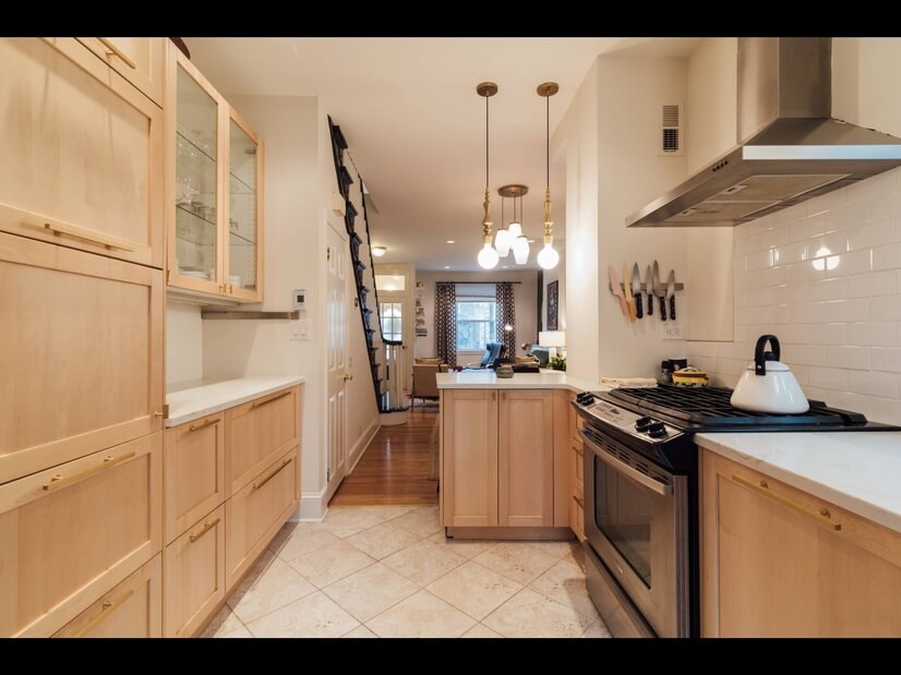 Fully stocked kitchen