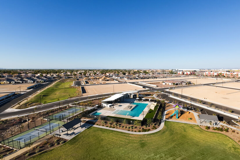 Pickleball Courts and Kids' Playground