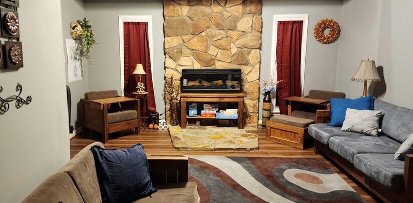 comfortable and spacious Den