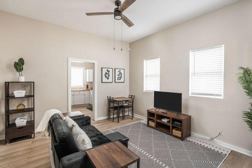 A cozy living room space