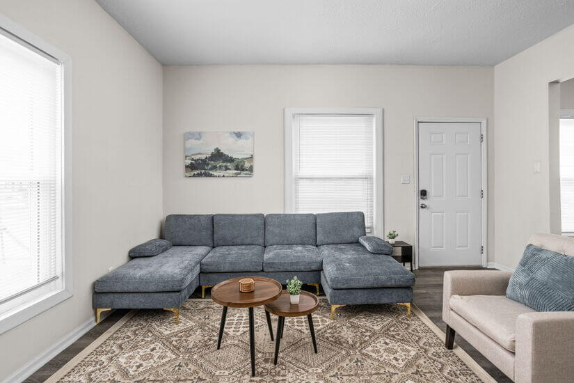 Step into the cozy living space
