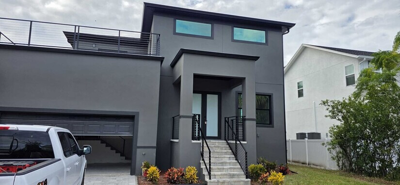 Front entrance of home