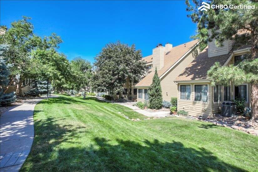 View of open greenbelt