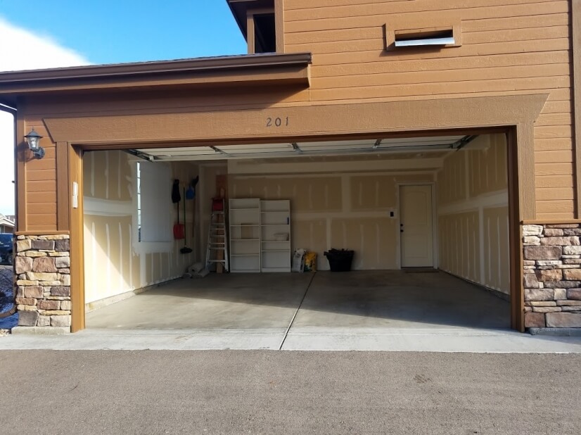 Generous space...two full size cars, bikes, s