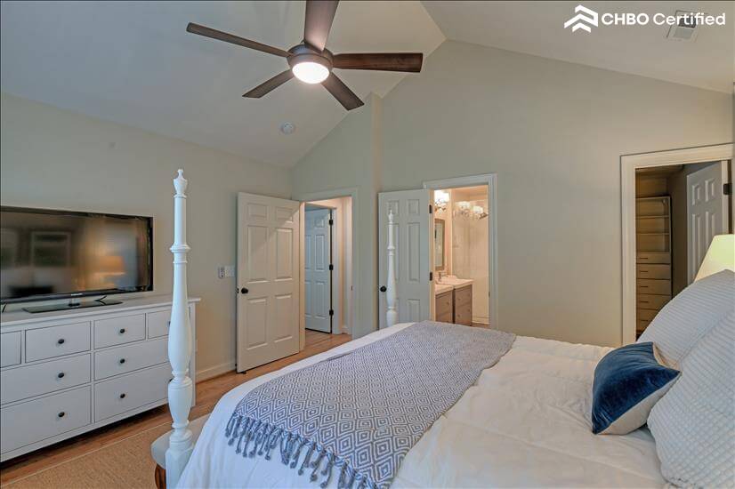 Master Bedroom with TV