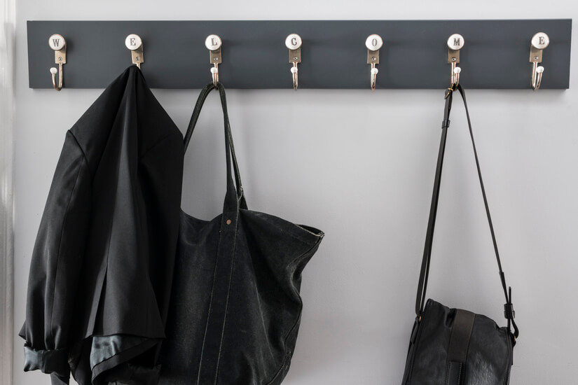 Coat Rack at Entry