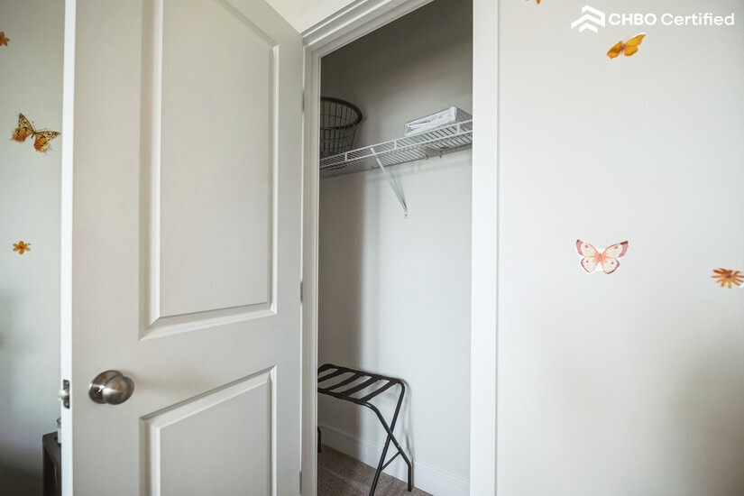 Full and Queen bedroom closets