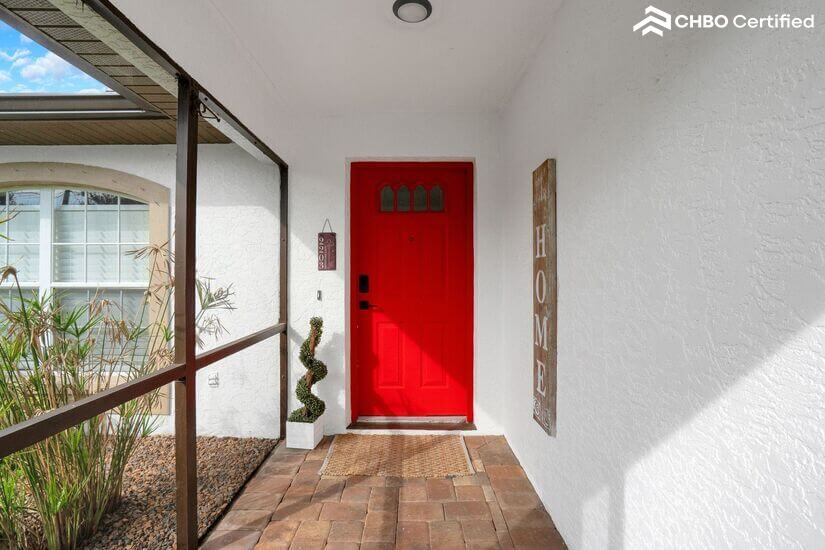 Front entrance with screened porch