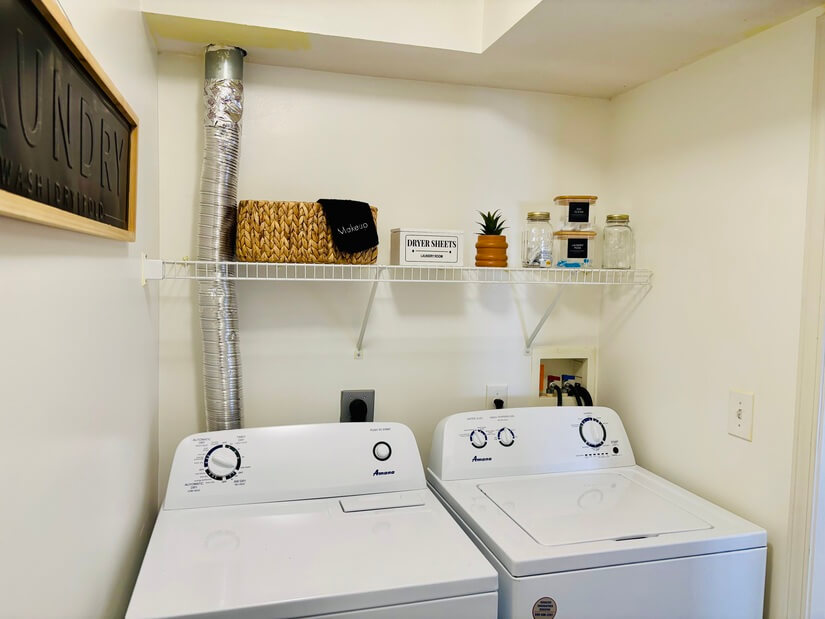 First Floor Laundry Room with essentials