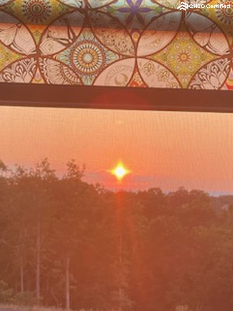 Sunset in Queen Room