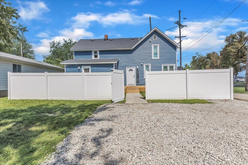 Backyards offers ultimate privacy with high fence.
