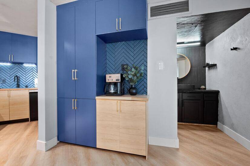 Coffee nook with Cuisine Art coffee maker