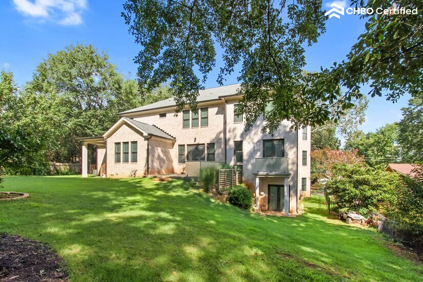 well-maintained lawn