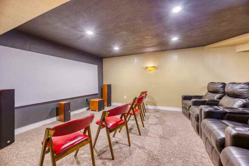 Home Theater with Surround Sound