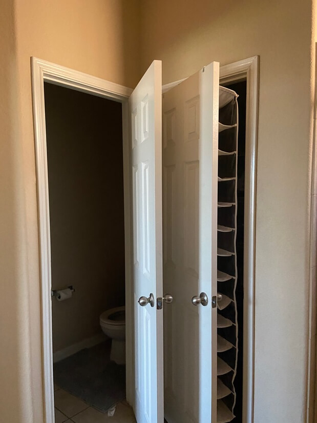 closet and toilet (private)