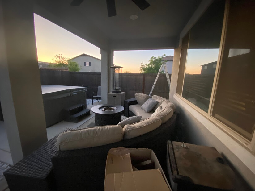 Outdoor covered patio