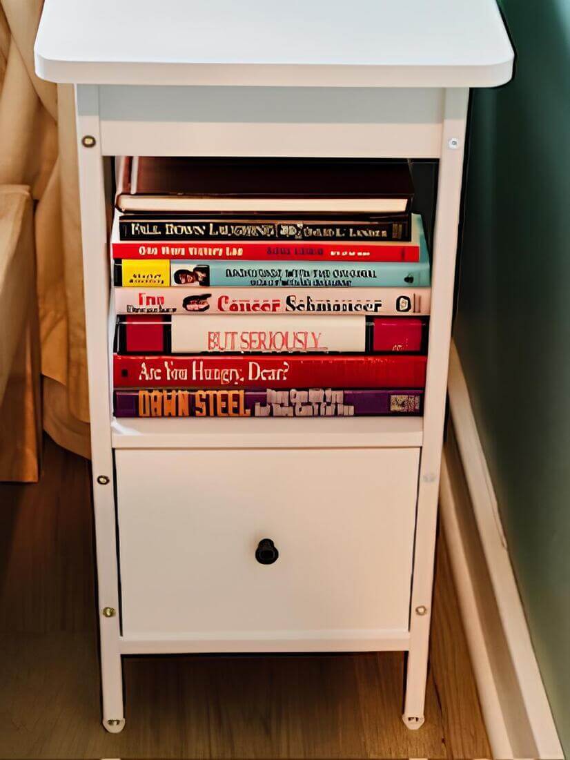 All end tables have power for charging devices