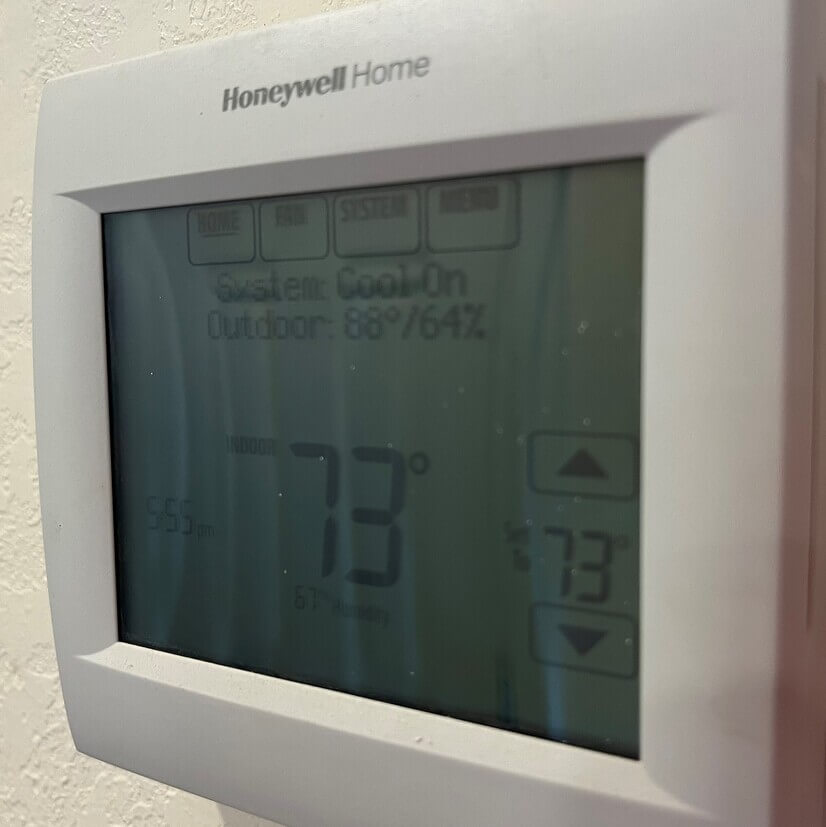 Digital thermostat for 1 year young HVAC