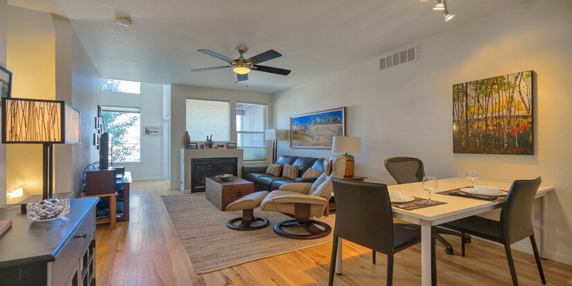 One Bedroom at The Promenade at Lowry