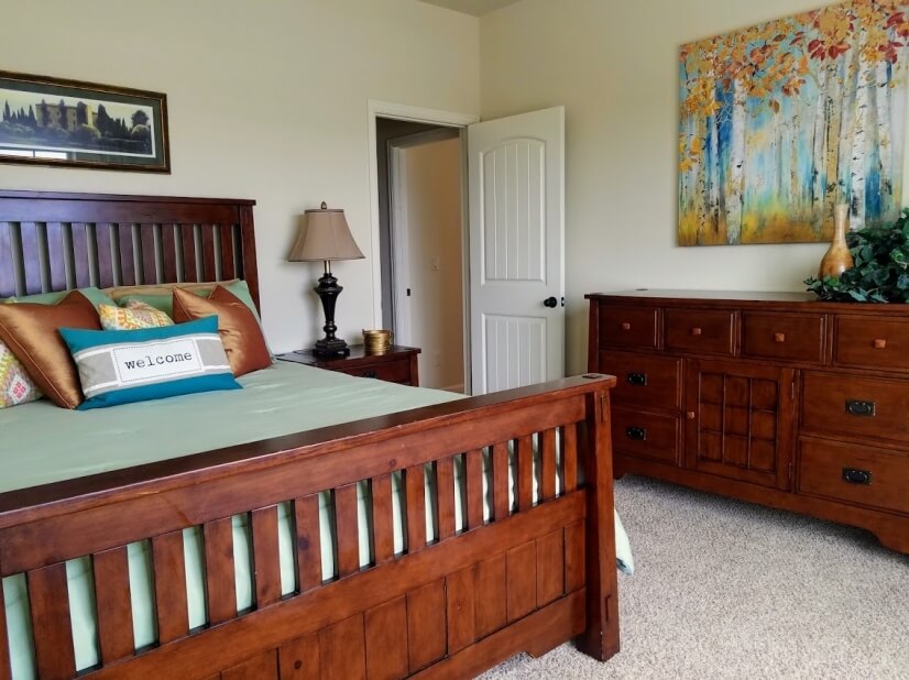 Beautiful Craftsman Style bedroom set in the