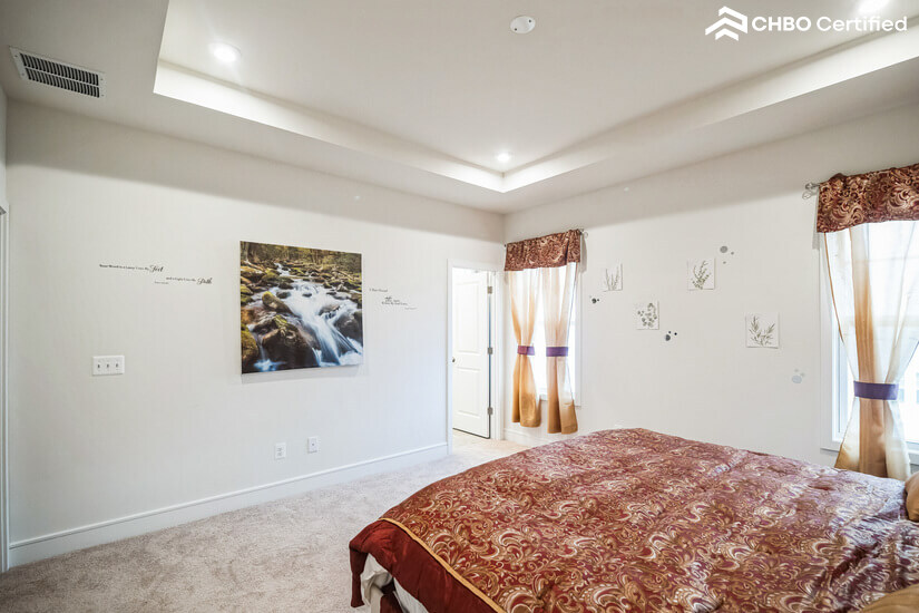 Master Bedroom facing wall