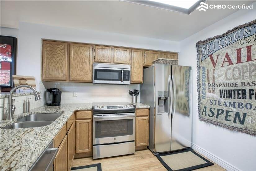 Kitchen view from the dining area