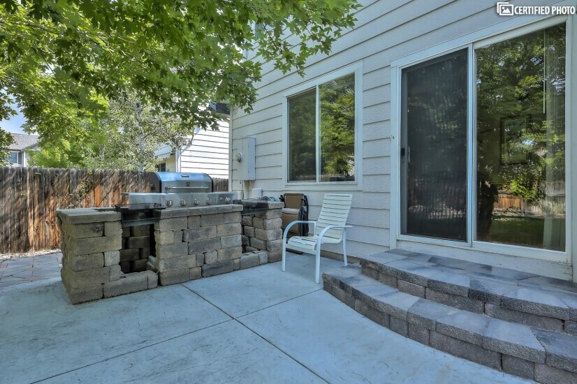 Large Patio with Gas Grill