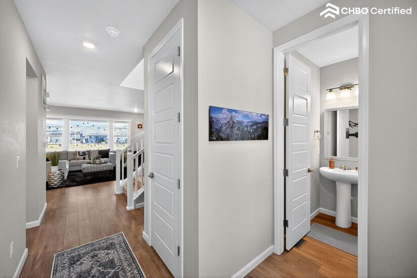 Foyer entry into great room