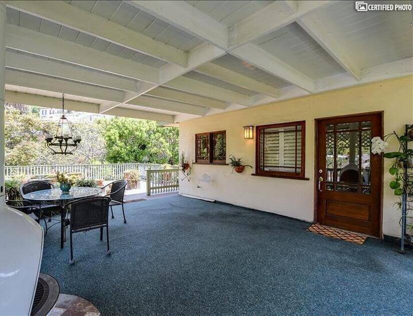 Private Covered Terrace to front door