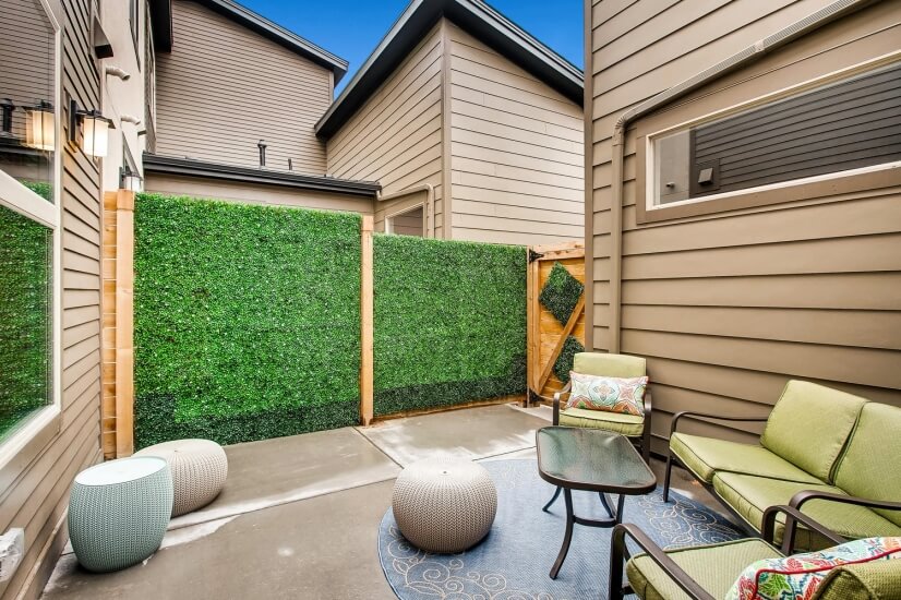 Private Rear Patio