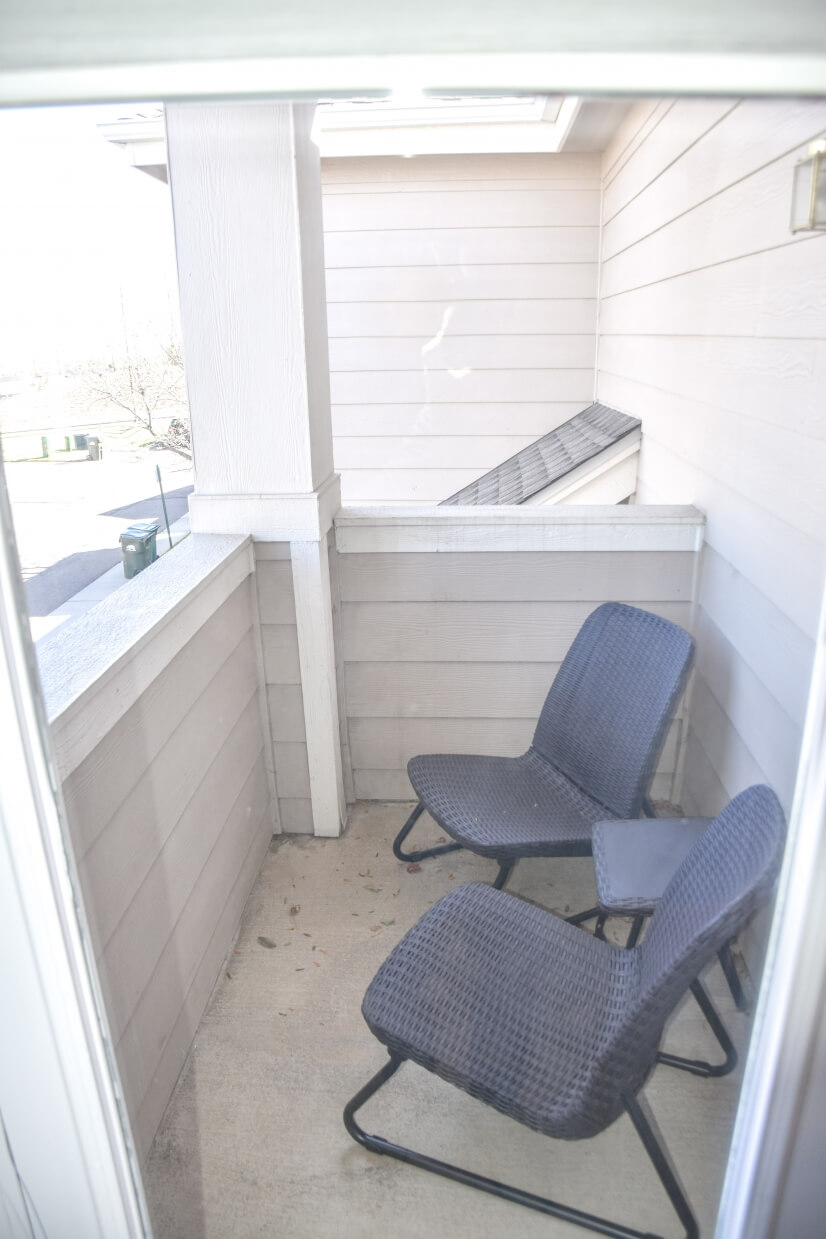 Master Bedroom balcony