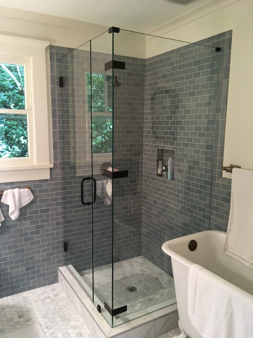 Separate Glass shower