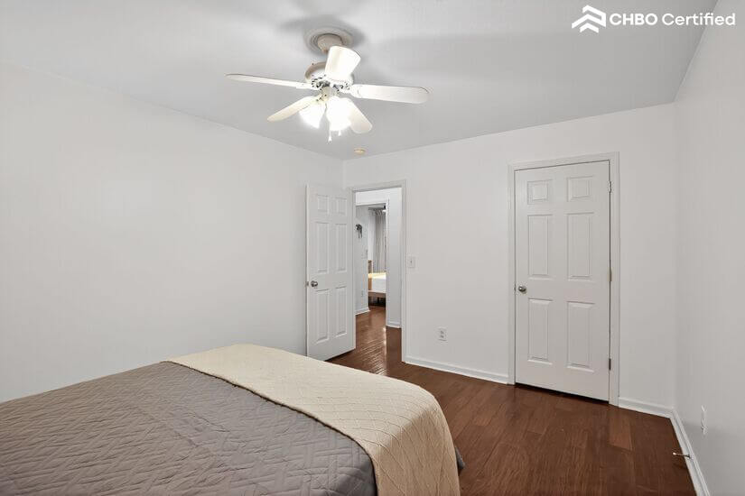Fourth Bedroom Ample Closet Space