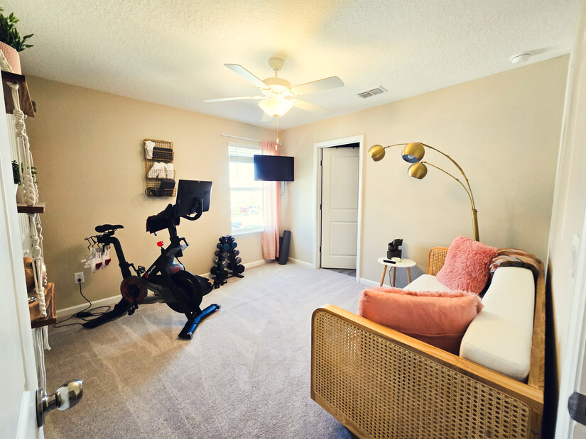 Peloton and free weights