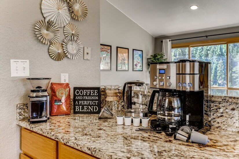 Full coffee station for the coffee lovers