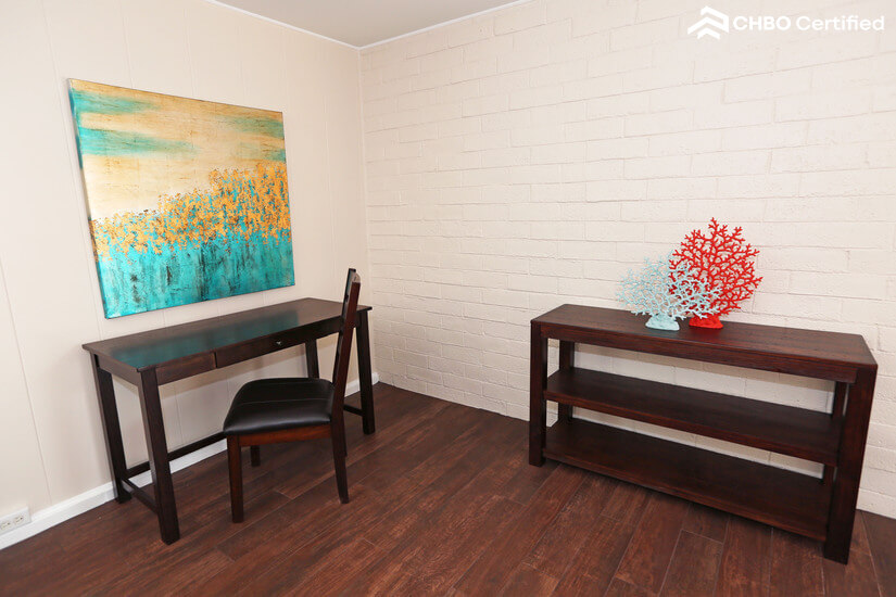 Desk Den at the living room