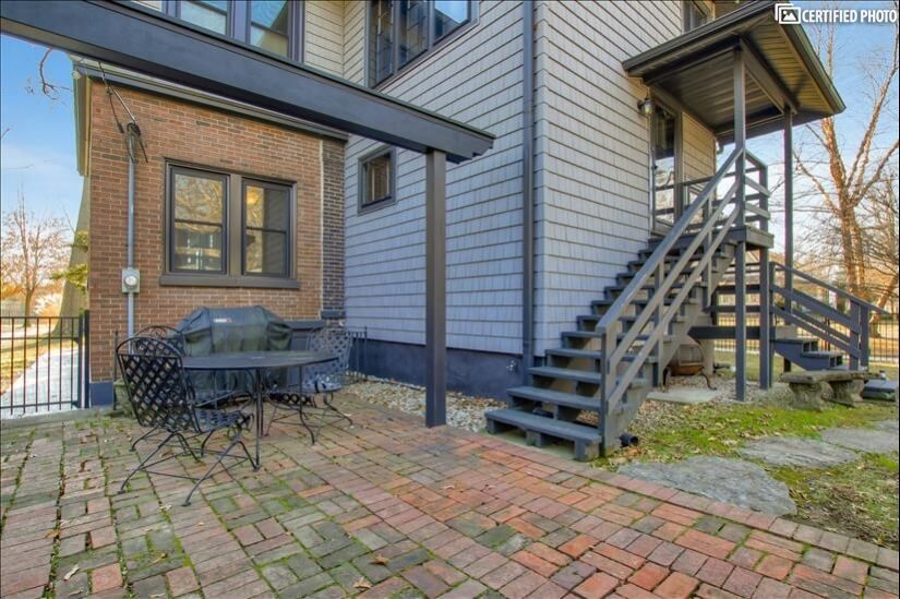 Patio with grill