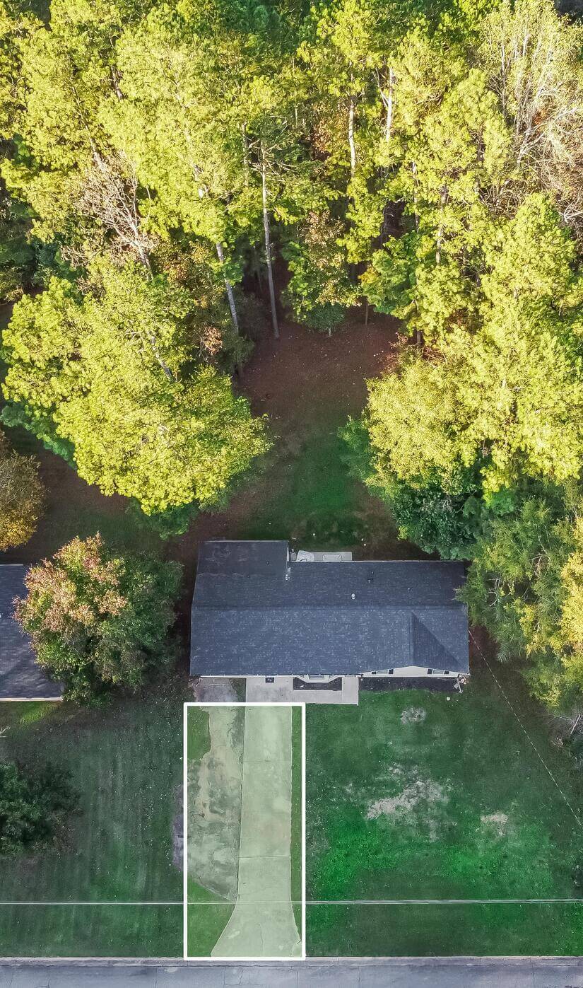 Driveway Aerial View