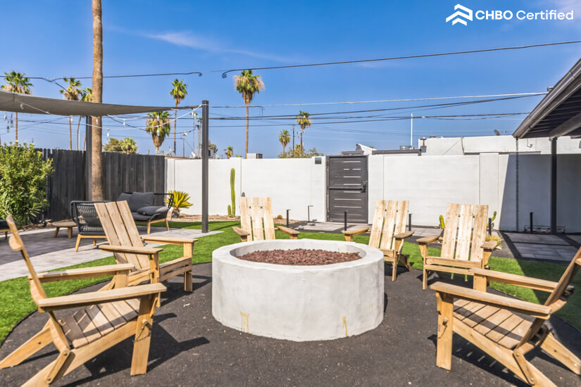 Close up of Fire Pit