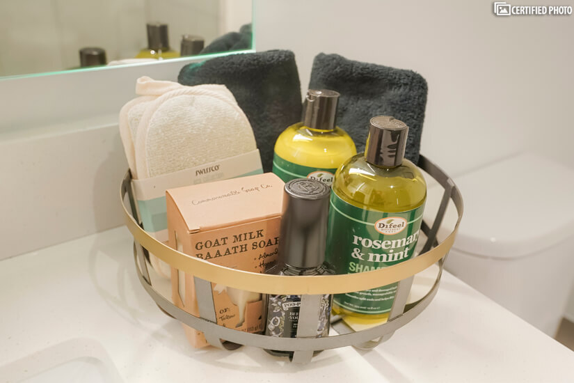 Bathroom essentials for all guests