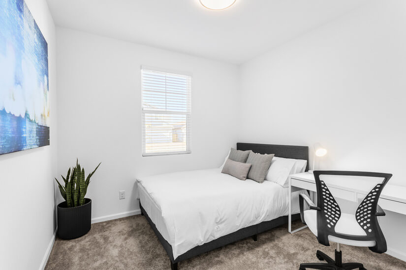 3rd Guest Suite with Queen Bed and Work Space