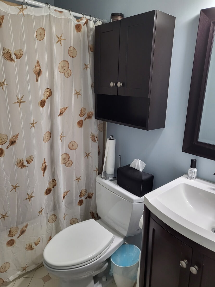 Bathroom shared (owner and tenant)