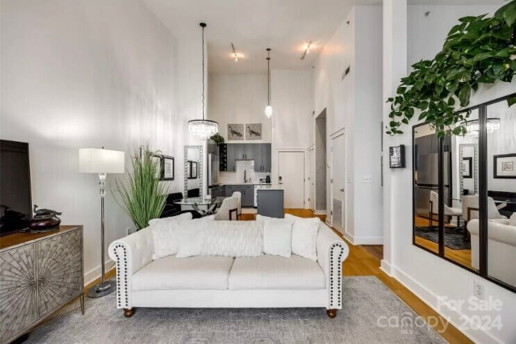 Ceilings from 12-18 feet in Great Room